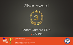 Manly Camera Club result in the Australian Cup 2023
